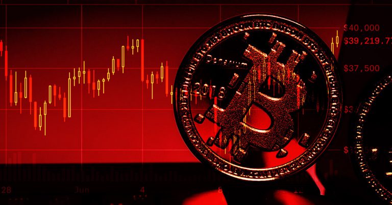 Bitcoin ranges in the high $30,000s—but technicals suggest there’s ‘red’ ahead