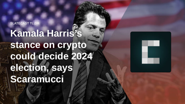 Kamala Harris’s stance on crypto could decide 2024 election, says Scaramucci