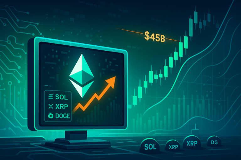 Ethereum Leads Futures Rebound As Top Altcoin OI Nears $45B