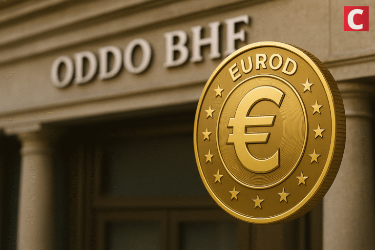 French Bank ODDO BHF Launches EURO-Backed Stablecoin