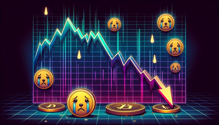 Dogecoin (DOGE) Falls Again as Trader Sentiment Turns Increasingly Bearish