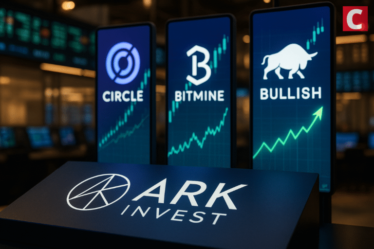 ARK Invest Buys the Dip in Circle, BitMine and Bullish