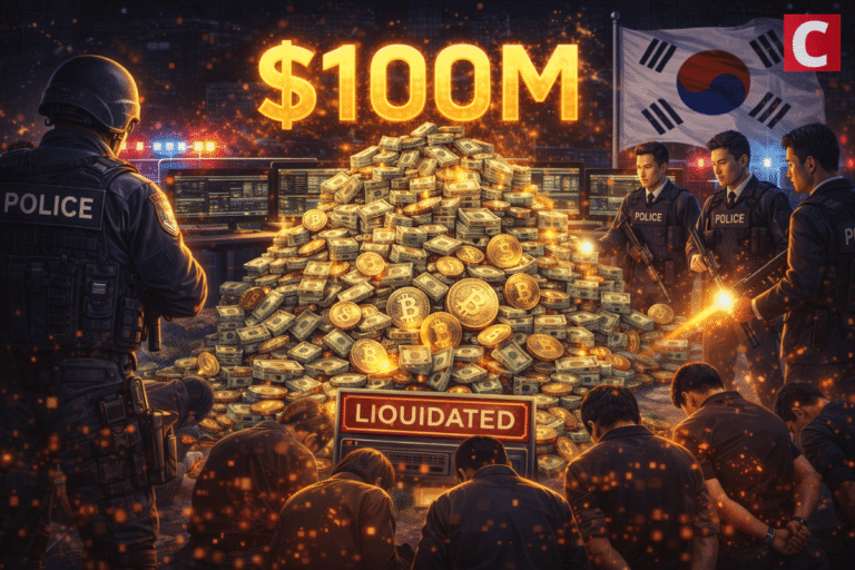 $100M Underground Crypto Scheme Dismantled in South Korea