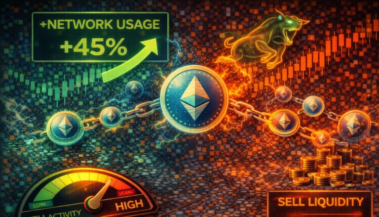 Ethereum Network Usage Jumps Nearly 45% As Bulls Push to Reclaim Higher Levels