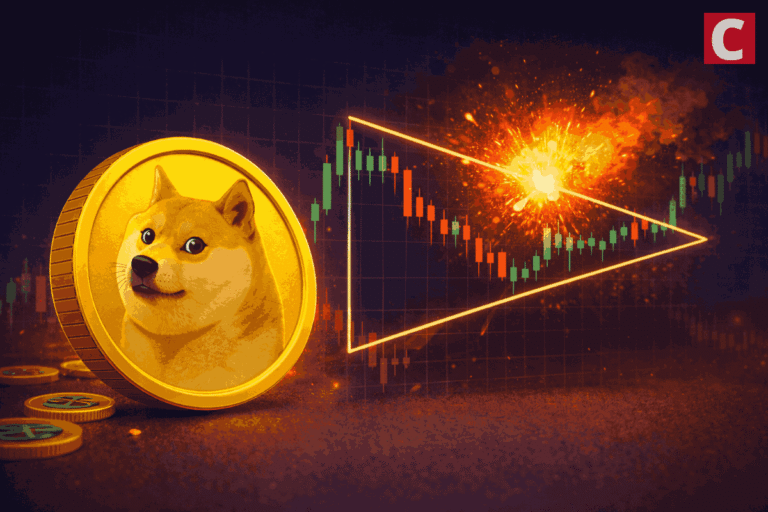 Dogecoin Price Prediction: When This Triangle Breaks, the Next Move Could Be Violent