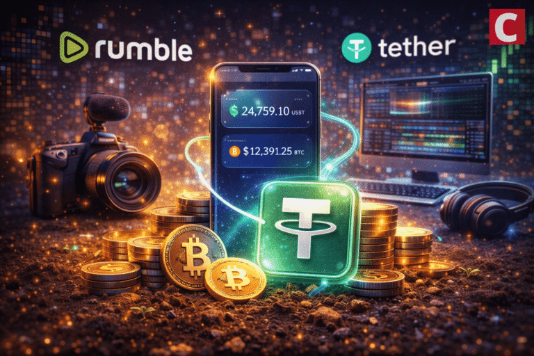 Rumble and Tether Launches Crypto Wallet for Digital Creators
