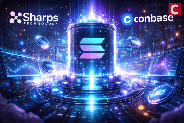 Sharps Technology Taps Coinbase to Launch Solana Validator