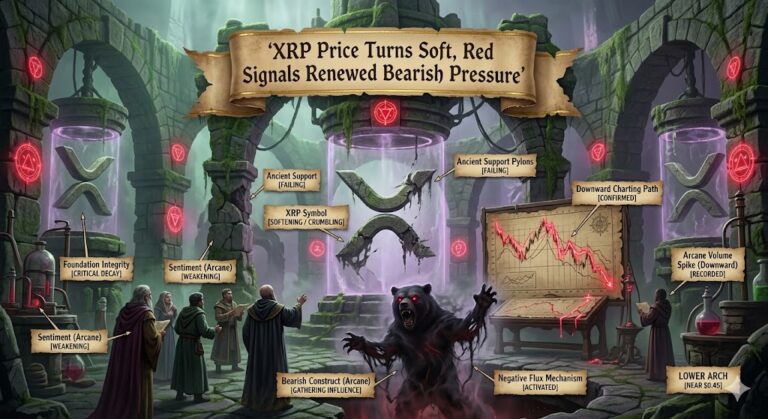 XRP Price On Shaky Ground As A New Selloff Threatens